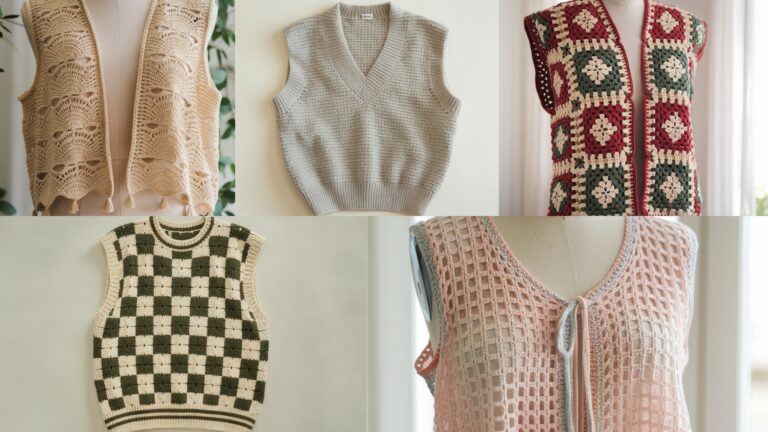 5 Chic Crochet Vest Patterns You’ll Want to Make This Season