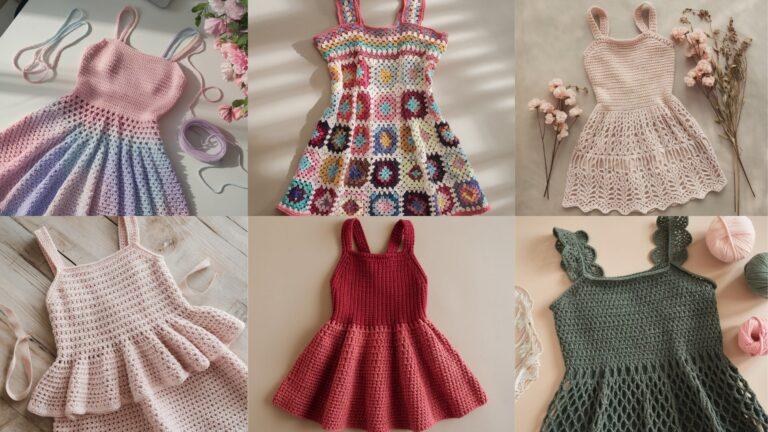 6 Cute & Easy Crochet Dress Patterns for Beginners