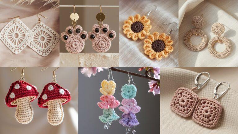 7 Stylish Crochet Earrings Patterns Perfect for Handmade Gifts
