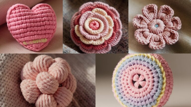 5 Cute Crochet Button Patterns to Upgrade Your Projects