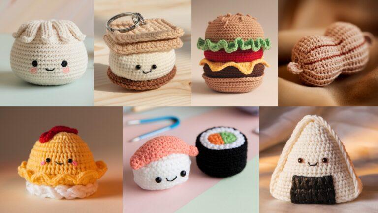 7 Fun Crochet Mini Amigurumi Food Plush Patterns Perfect for Gifts