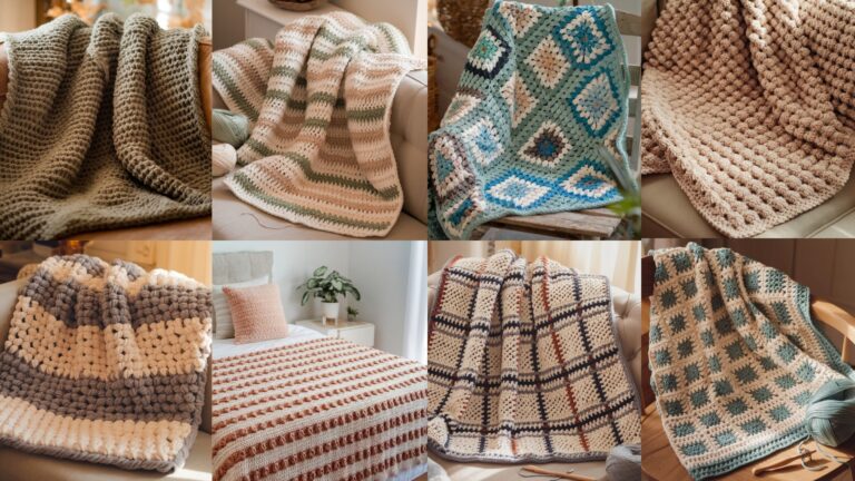8 Unique Crochet Blanket Patterns to Try This Weekend