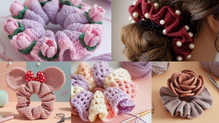 5 Cute Crochet Scrunchie Pattern Ideas for Craft Fairs