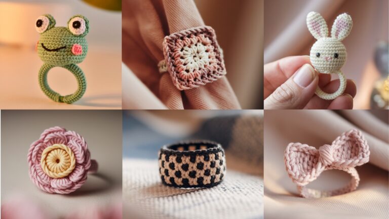 6 Cute Crochet Ring Patterns for Beginners