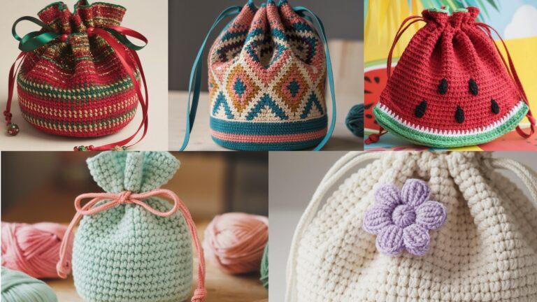 5 Cute Drawstring Pouch Patterns for Gifts
