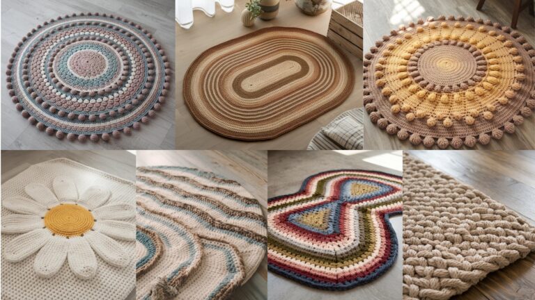 7 Modern Crochet Rug Patterns for Any Décor