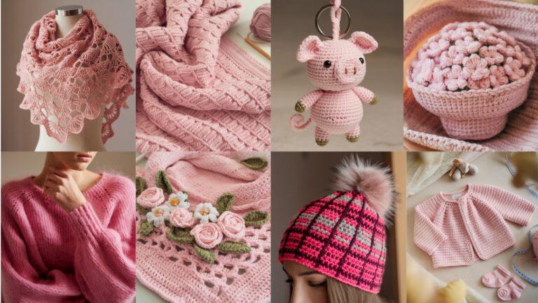 8 Adorable Pink Crochet Projects to Brighten Your Day