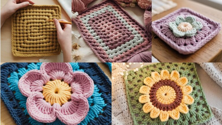 5 Beautiful Crochet Granny Square Patterns You’ll Love Making