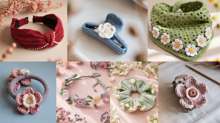 7 Beautiful Crochet Hair Accessory Patterns You’ll Want to Make