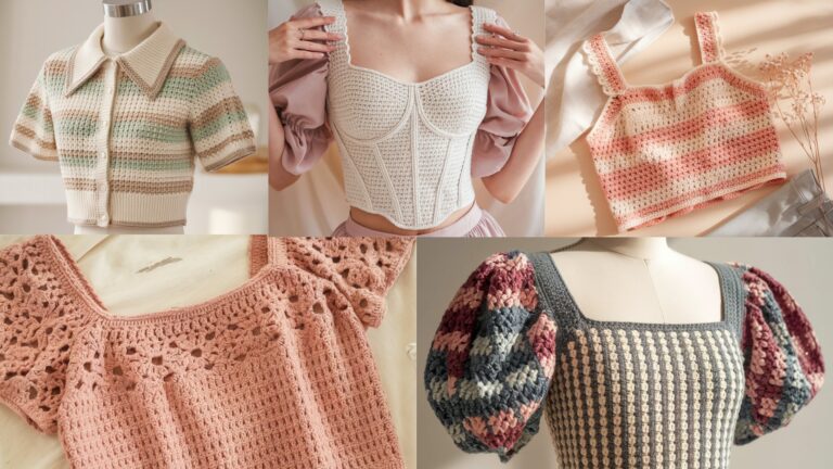 5 Cute Crochet Crop Top Patterns You Can Make Today