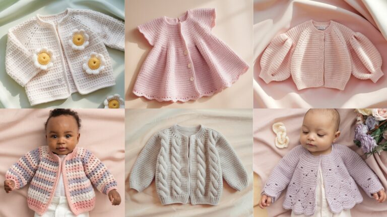 6 Cozy Crochet Baby Cardigan Patterns Every Parent Will Love