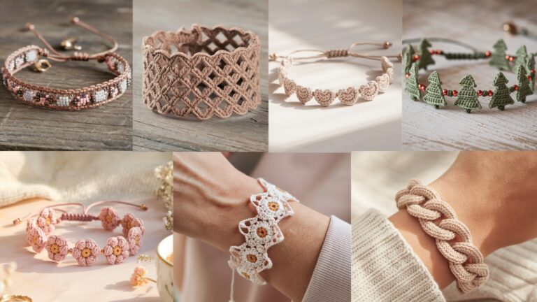 7 Chic Boho Crochet Bracelet Patterns for Natural Aesthetic Vibes