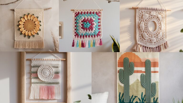 5 Trendy Crochet Wall Hanging Patterns for Boho-Style Rooms