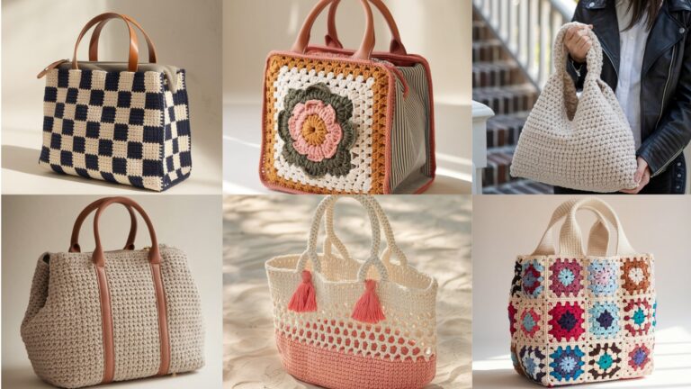 6 Modern Crochet Handbag Patterns for Everyday Use