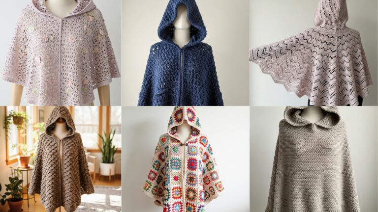 6 Magical Crochet Hooded Cape Patterns You’ll Love