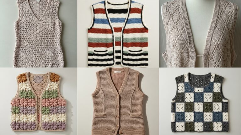 6 Crochet Vest Patterns to Elevate Any Outfit