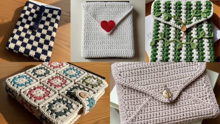 5 Cute Crochet Book Sleeve Patterns for Book Lovers