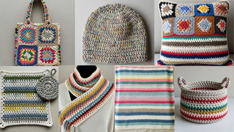 7 Crochet Scrap Yarn Projects to Use Every Leftover