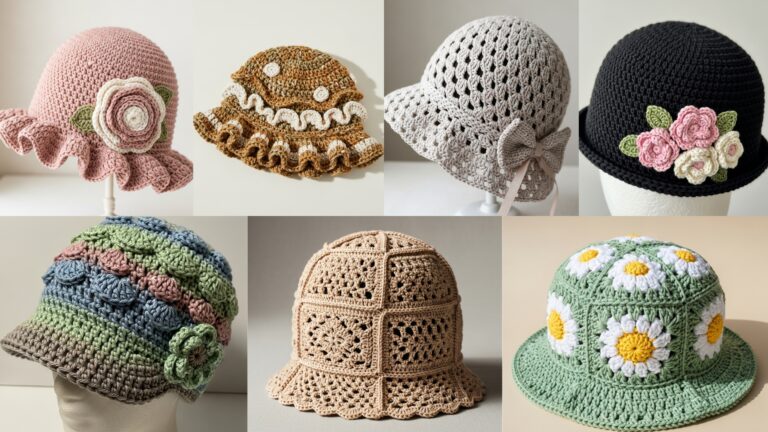 7 Adorable Crochet Hat Patterns for All Ages