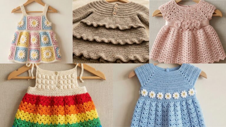5 Soft & Cozy Crochet Baby Dress Patterns for Little Ones