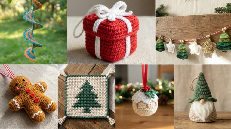 7 Festive Crochet Christmas Decoration Patterns You’ll Love