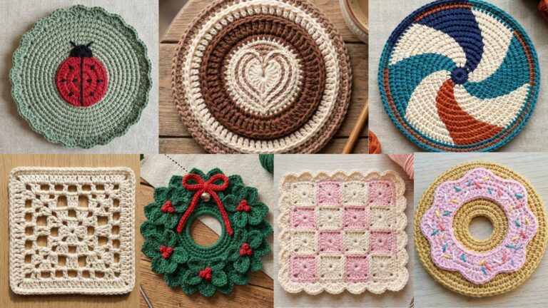 7 Handmade Crochet Coaster Patterns Perfect for Gifts