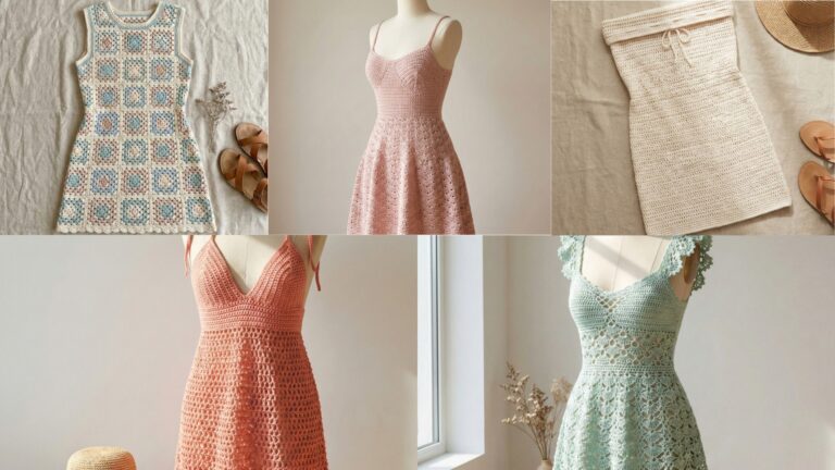 5 Stylish Crochet Mini Dress Patterns You’ll Love Making