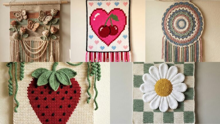 5 Creative Crochet Wall Hanging Patterns to Brighten Any Room