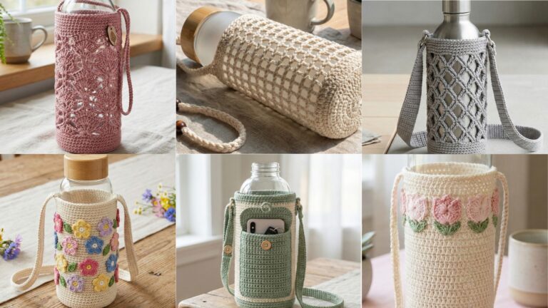 6 Handmade Crochet Bottle Holder Patterns Perfect for Gifts