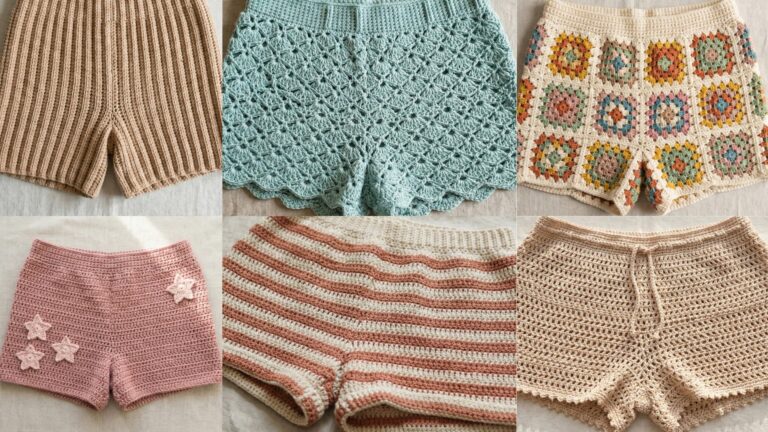 6 Trendy Crochet Shorts Patterns for a Handmade Wardrobe