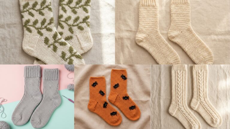 5 Cozy Crochet Socks Patterns You’ll Want to Make This Winter