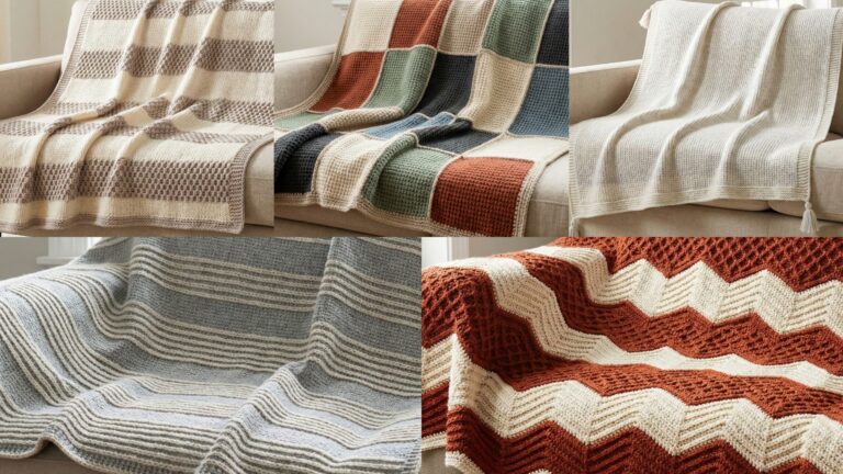 5 Handmade Crochet Tunisian Blanket Patterns Perfect for Gifts