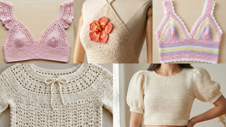5 Trendy Crochet Crop Top Patterns for Summer