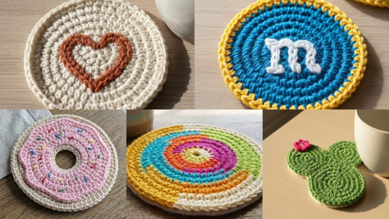5 Stylish Crochet Coaster Patterns for Any Table