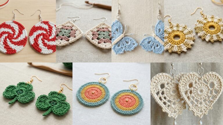 7 Lightweight Crochet Earrings Patterns Perfect for Gifts