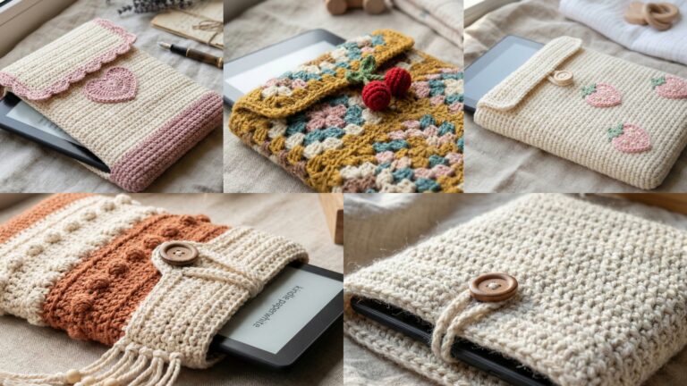 5 Cozy Crochet Kindle Sleeve Patterns for Book Lovers