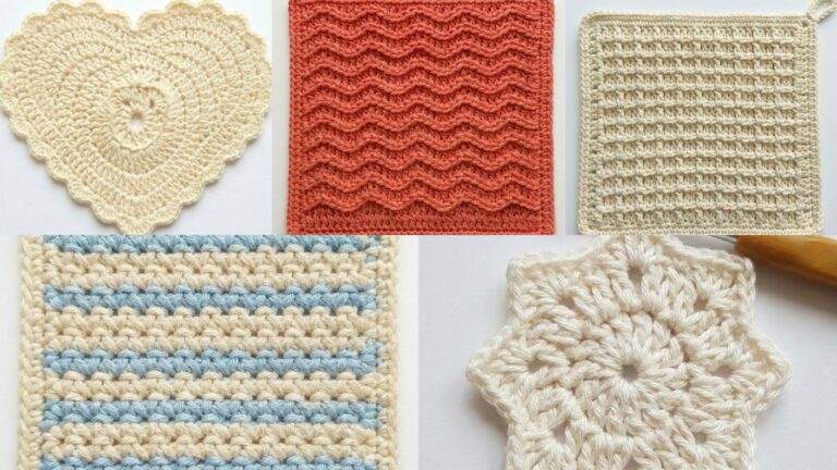 5 Simple Crochet Dishcloth Patterns Perfect for Gifts
