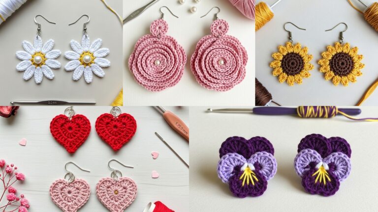 5 Cute Crochet Earring Patterns You’ll Love