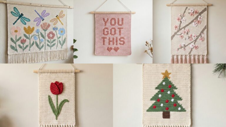 5 Beautiful Crochet Wall Hanging Patterns You’ll Love