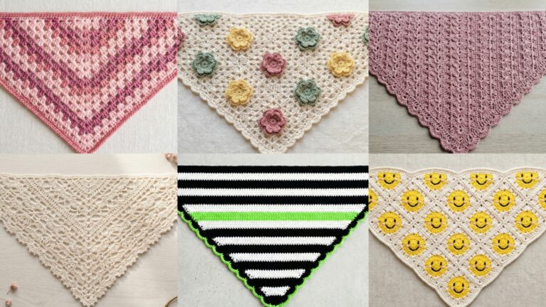 6 Stylish Crochet Bandana Patterns for Everyday Wear