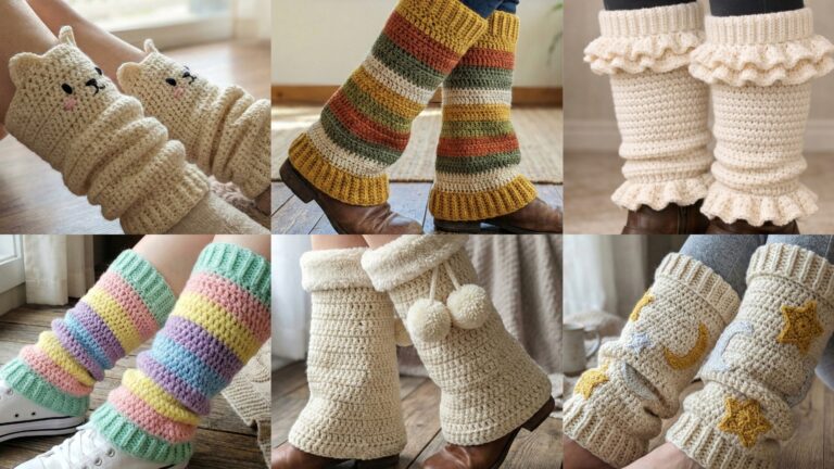 6 Cozy Crochet Leg Warmers Patterns You’ll Love