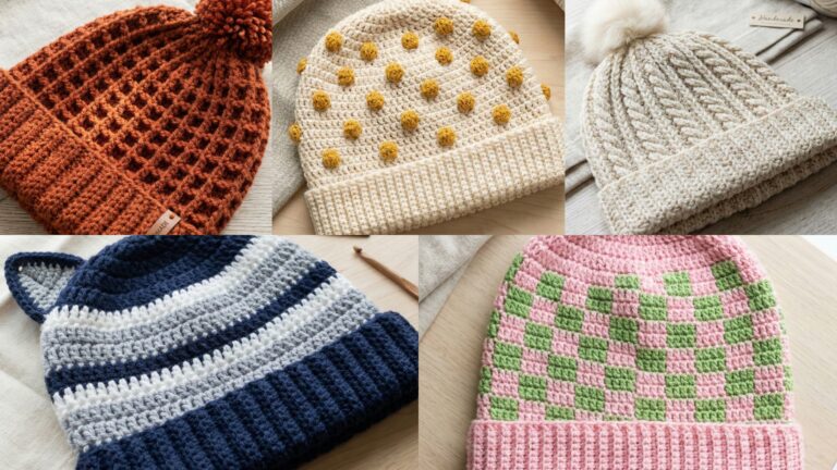 5 Quick Crochet Beanie Patterns Perfect for Gifts