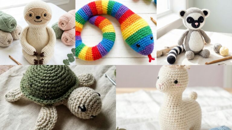 5 Fun Crochet Animal Amigurumi Patterns for Kids