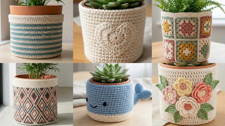 6 Trendy Crochet Plant Pot Cover Patterns to Elevate Your Space