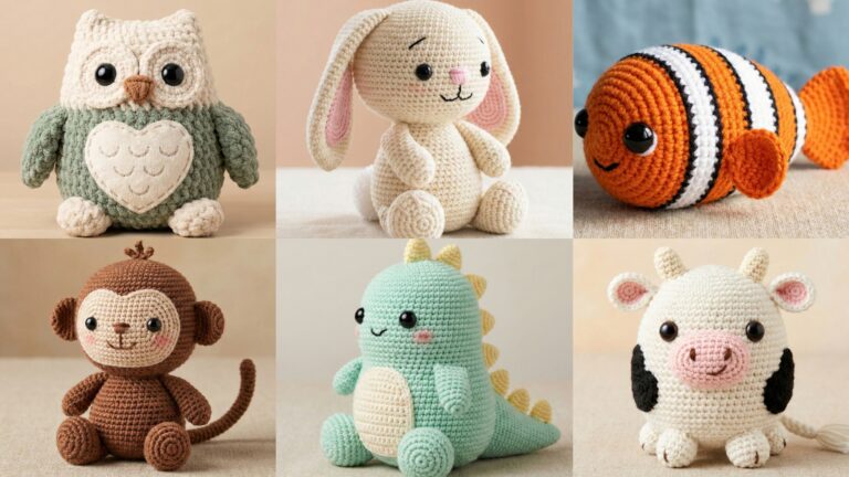 6 Kawaii Crochet Animal Amigurumi Patterns That Are Too Cute