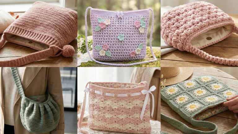 6 Must-Make Crochet Shoulder Bag Patterns for Bag Lovers