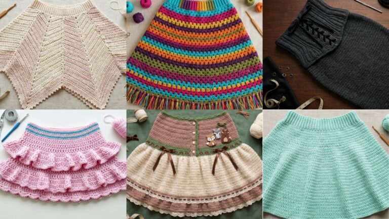 6 Stylish Crochet Skirt Patterns for Everyday Wear