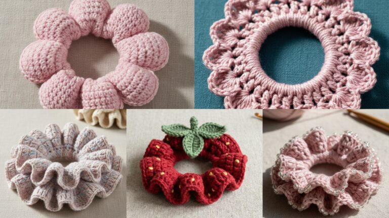 5 Soft Crochet Scrunchie Patterns Perfect for Gifts