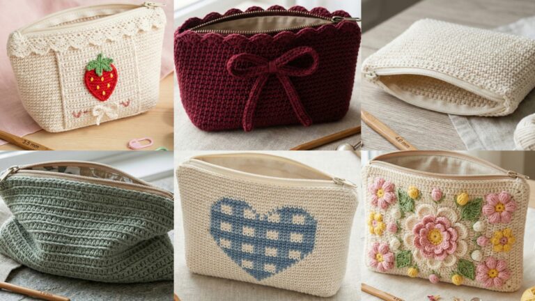6 Handmade Crochet Pouch Patterns Perfect for Gifts