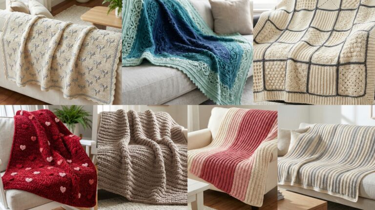 7 Modern Crochet Blanket Patterns for a Stylish Space